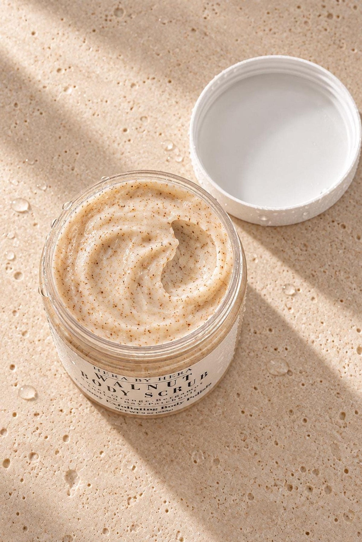 Bath Gift Set with Walnut Body Scrub, Oatmeal Bomb, Soap and Tray
