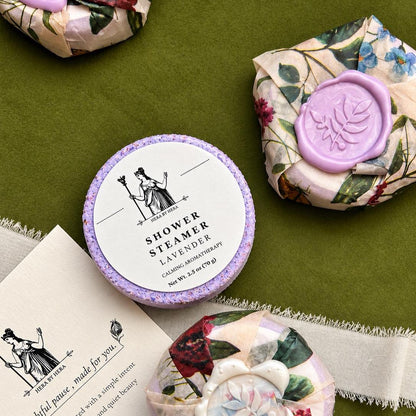 Spa Goodies | Bar Soap, Bath Bomb, Shower Steamer | Stocking Stuffer