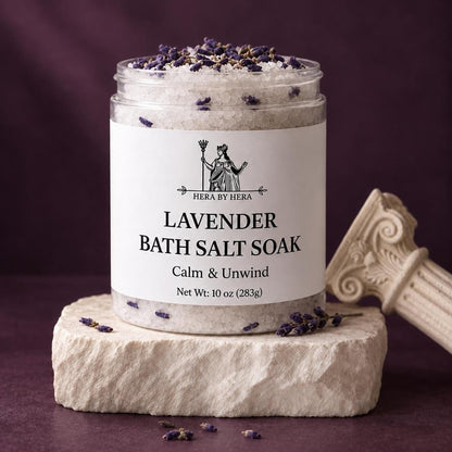 Bath Salts Soak with Sea Salt and Essential Oils | lavender, Eucalyptus, Citrus Calendula | Walnut Body Scrub