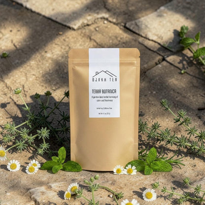 Terra Botanica Loose Leaf Herbal Tea | Chamomile Mint Tea | Caffeine Free Tea | Spearmint Peppermint Thyme Blend