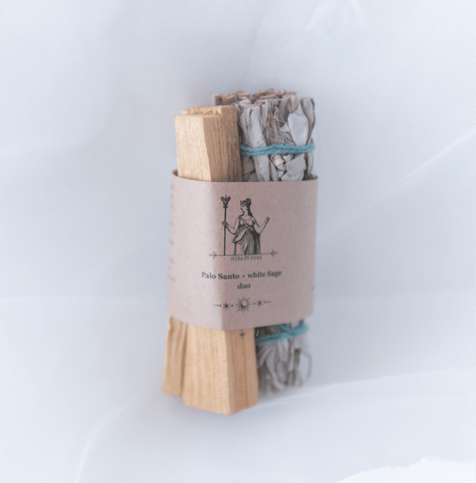 White Sage & Palo Santo Bundle – Energy Cleansing Ritual Set.