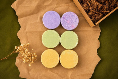 Shower Steamers Gift Set of 6 – Eucalyptus, Lavender & Lemongrass