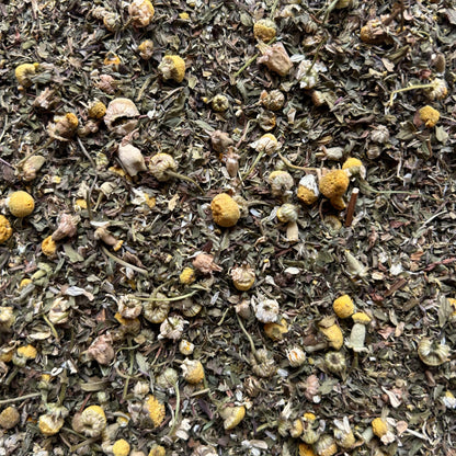 Terra Botanica Loose Leaf Herbal Tea | Chamomile Mint Tea | Caffeine Free Tea | Spearmint Peppermint Thyme Blend