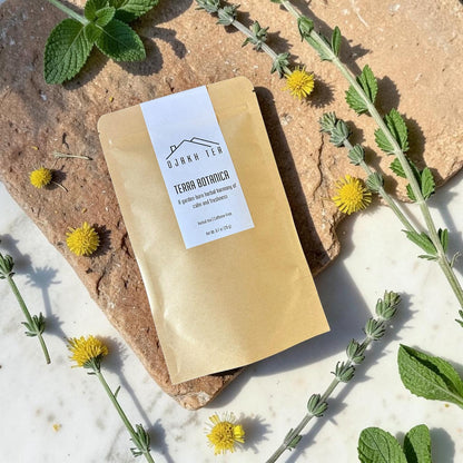 Terra Botanica Loose Leaf Herbal Tea | Chamomile Mint Tea | Caffeine Free Tea | Spearmint Peppermint Thyme Blend